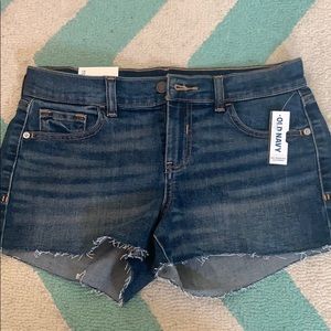 boyfriend jean shorts